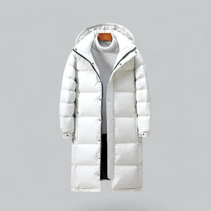 Mäns Lång Puffer Parka Vinterstil 0