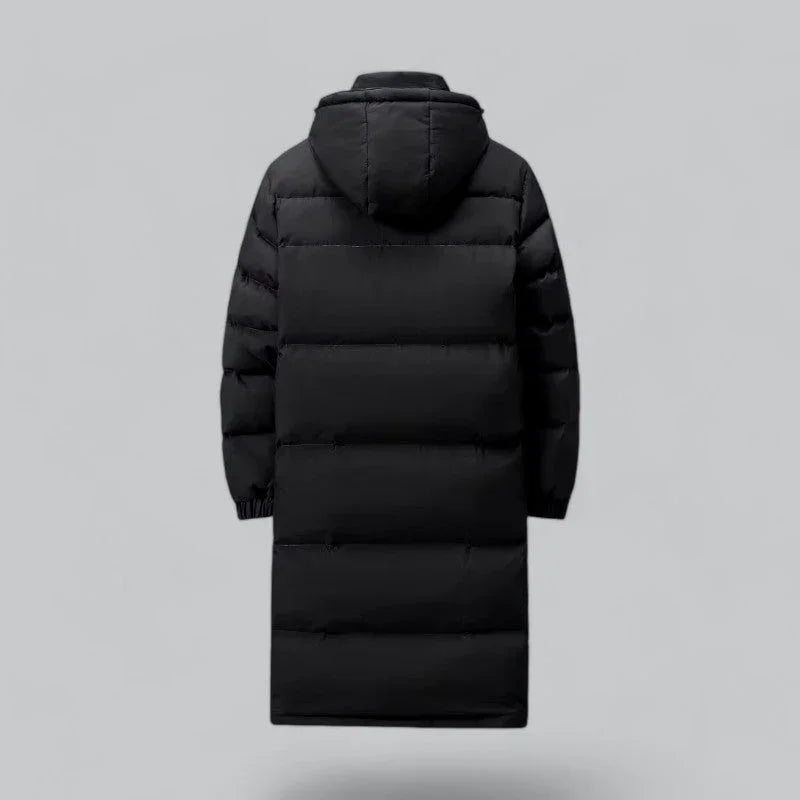 Mäns Lång Puffer Parka Vinterstil 5