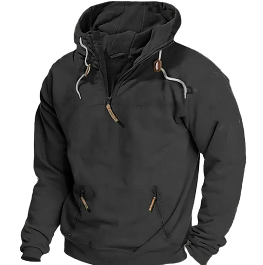 Mäns Långärmad Hoodie Casual 0