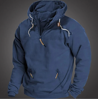 Mäns Långärmad Hoodie Casual 3