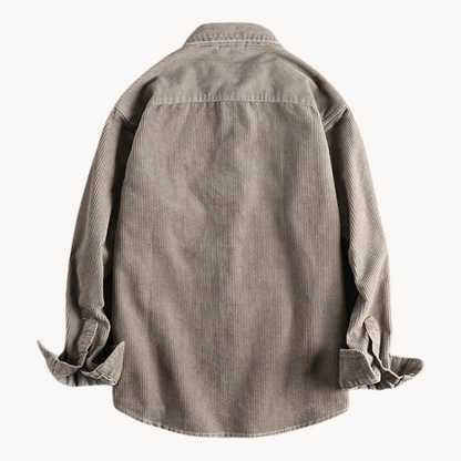 Mäns Långärmad Skjorta Casual Stil 1