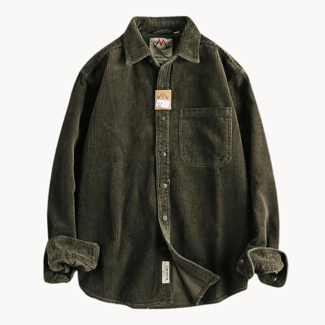 Mäns Långärmad Skjorta Casual Stil 10