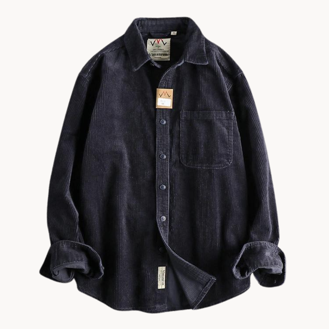 Mäns Långärmad Skjorta Casual Stil 3