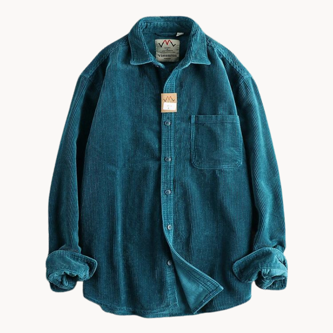 Mäns Långärmad Skjorta Casual Stil 4
