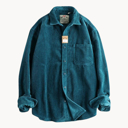 Mäns Långärmad Skjorta Casual Stil 4