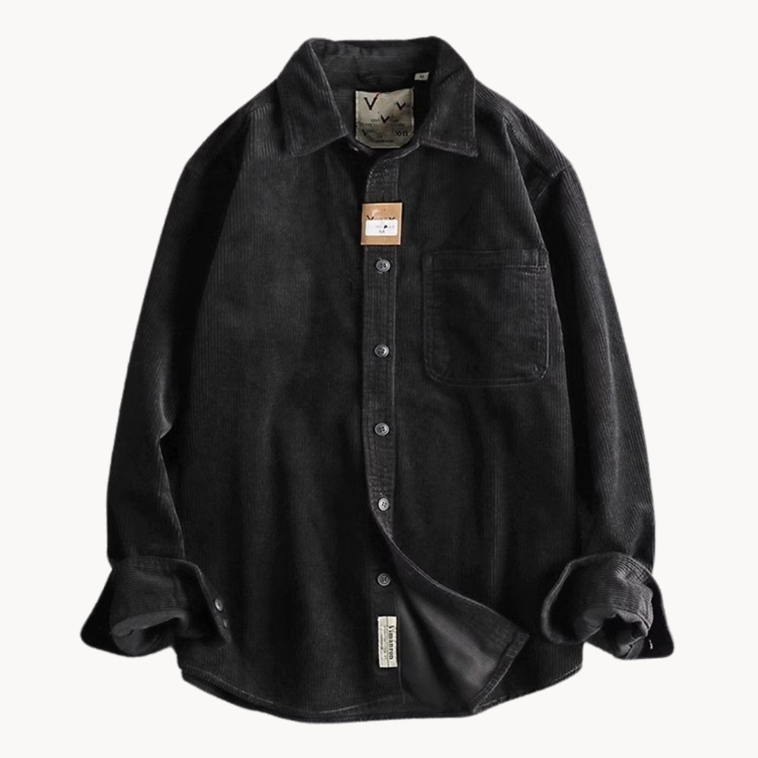 Mäns Långärmad Skjorta Casual Stil 7