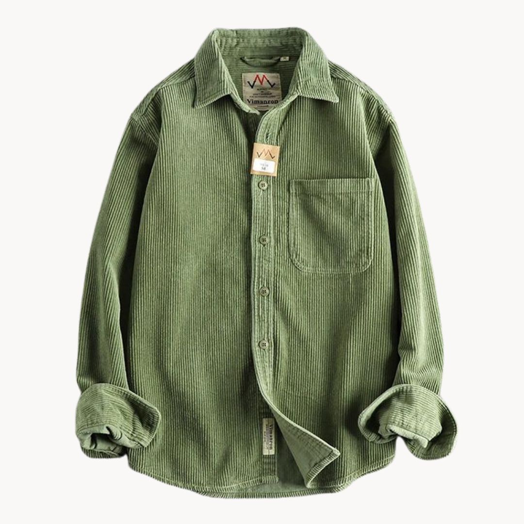 Mäns Långärmad Skjorta Casual Stil 8