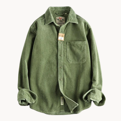 Mäns Långärmad Skjorta Casual Stil 8