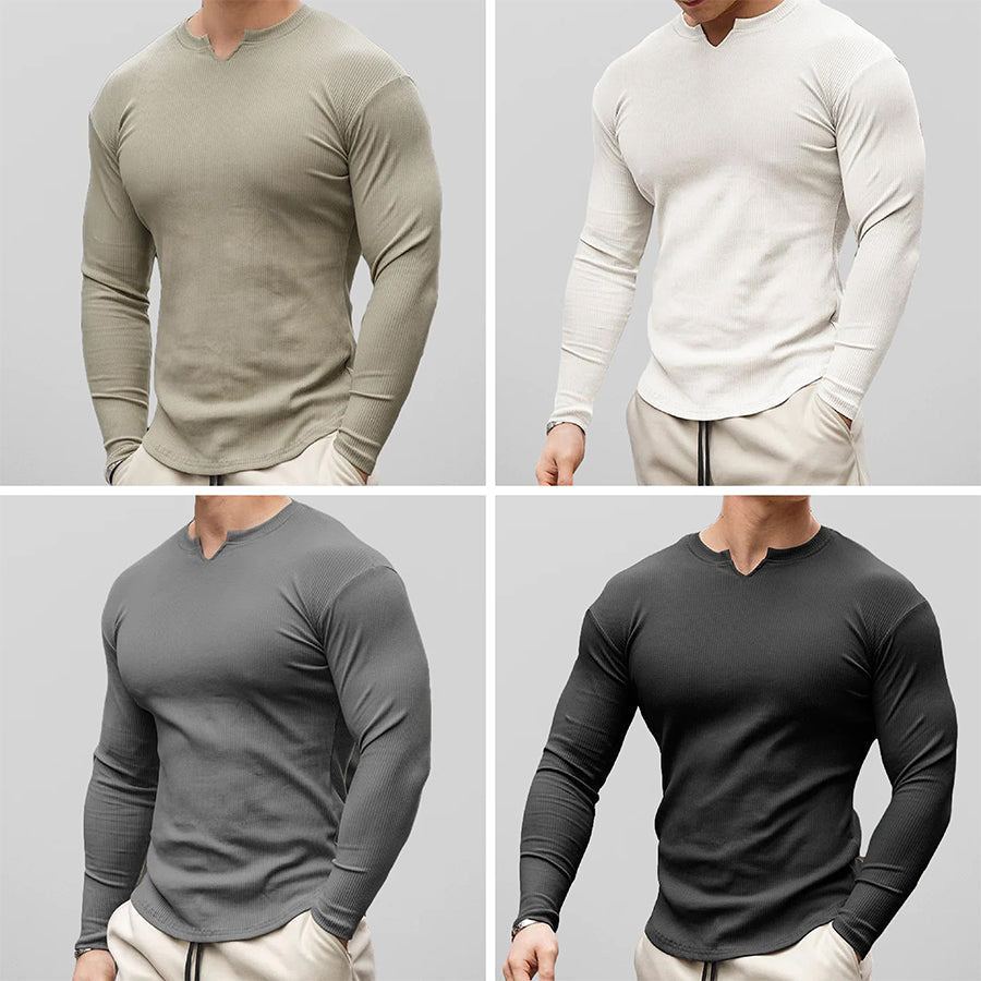 Mäns Långärmad Skjorta Modern Fit 4