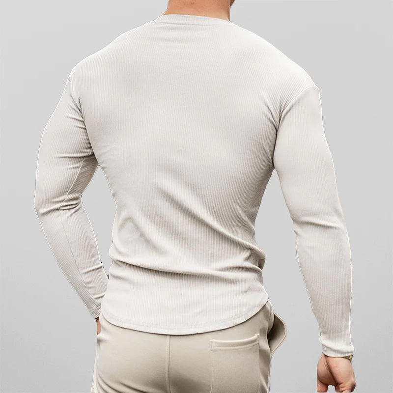 Mäns Långärmad Skjorta Modern Fit 5