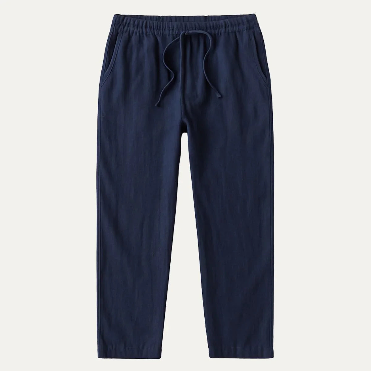 Mäns Linnebyxor Casual Stil 2