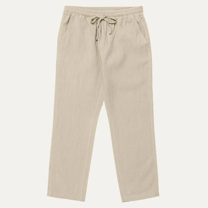 Mäns Linnebyxor Casual Stil 4