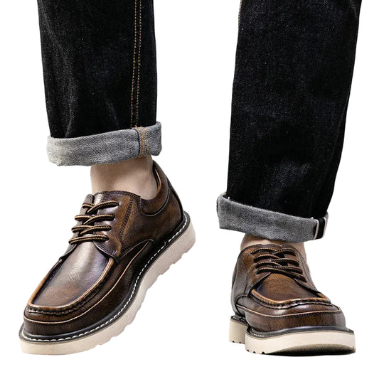 Mäns Loafers Lågprofil Retro Stil 0