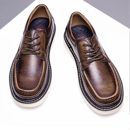 Mäns Loafers Lågprofil Retro Stil 4