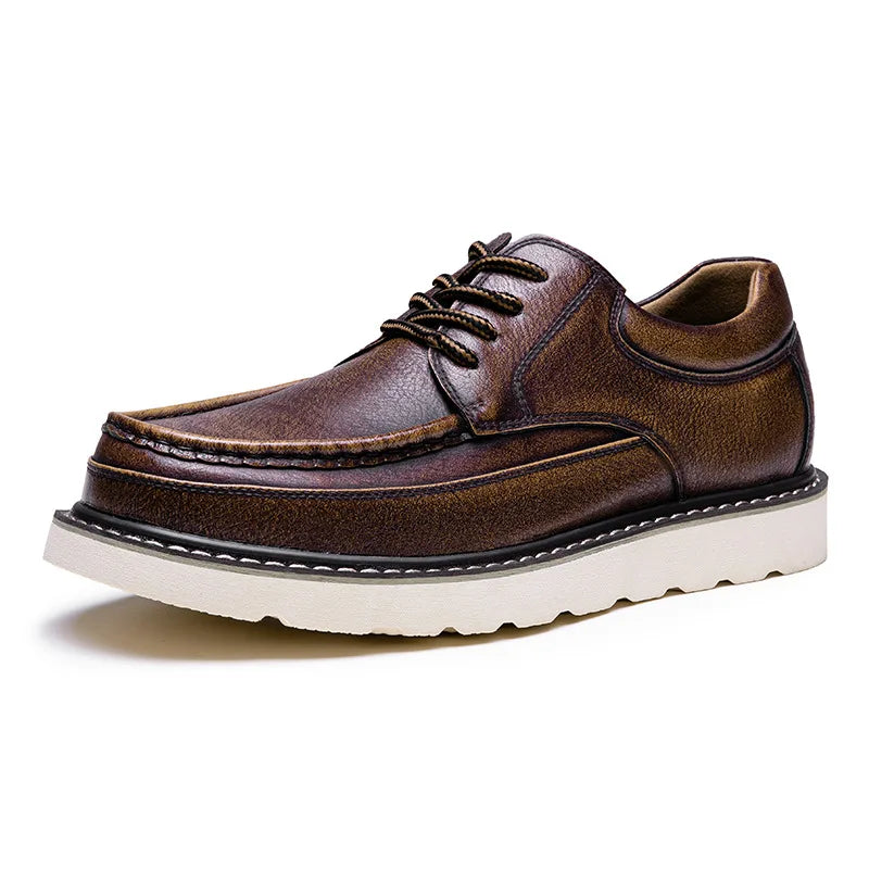 Mäns Loafers Lågprofil Retro Stil 5