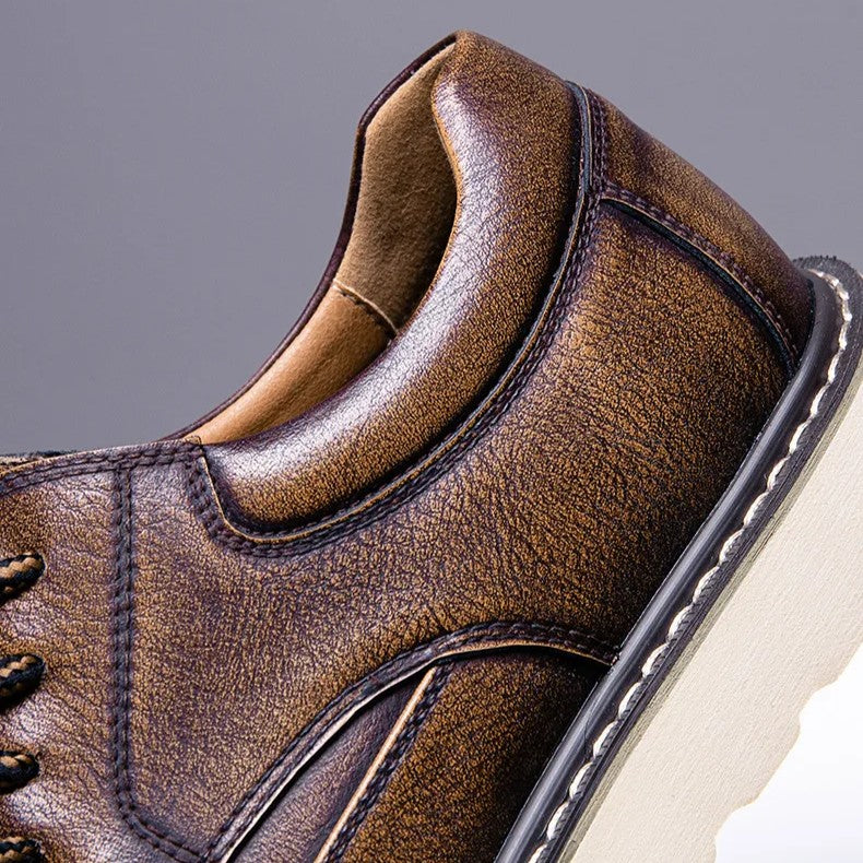 Mäns Loafers Lågprofil Retro Stil 6