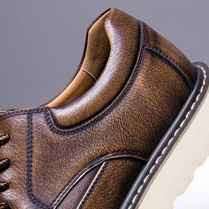 Mäns Loafers Lågprofil Retro Stil 6