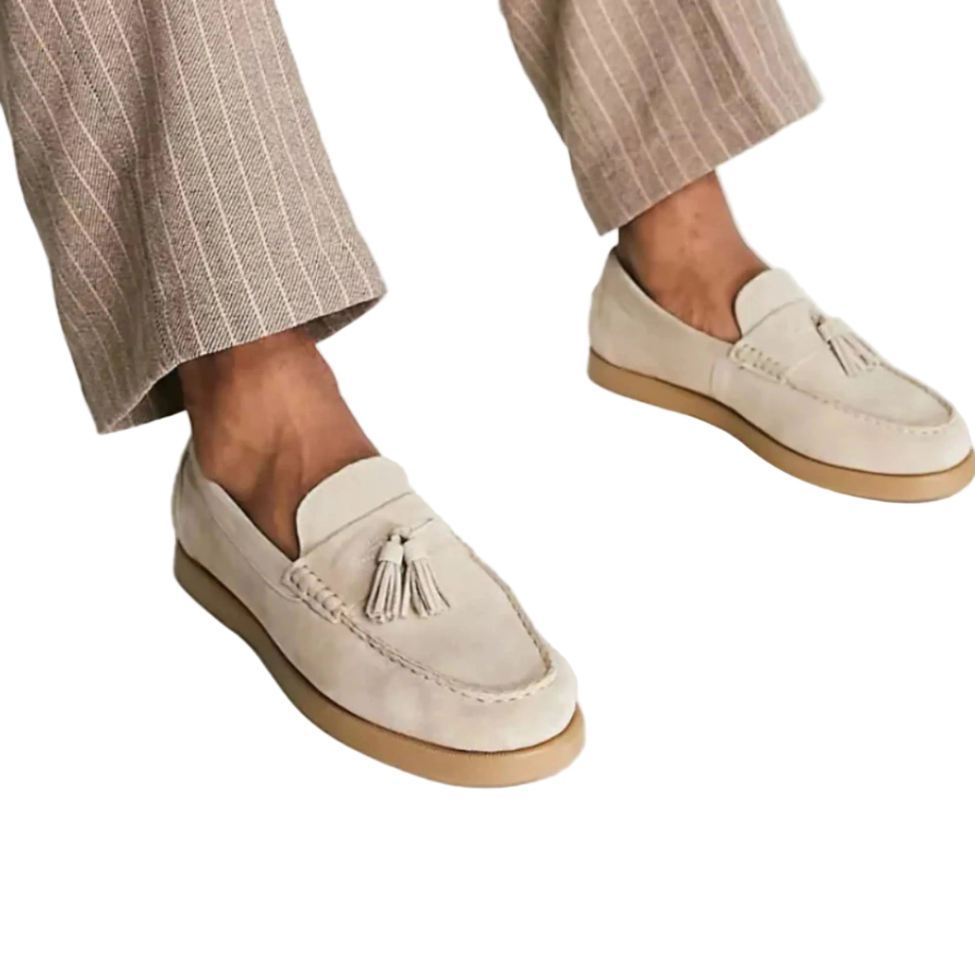 Mäns Loafers Old Money Stil Bekväm Design 0