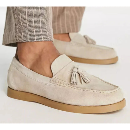 Mäns Loafers Old Money Stil Bekväm Design 1