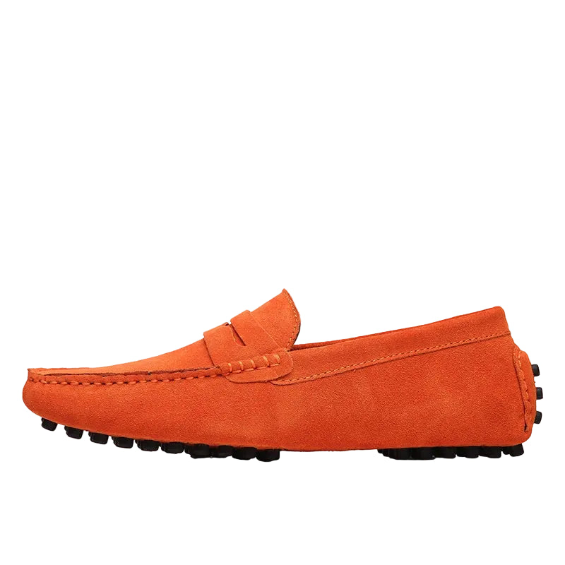 Mäns Loafers Slip-On Skor 1