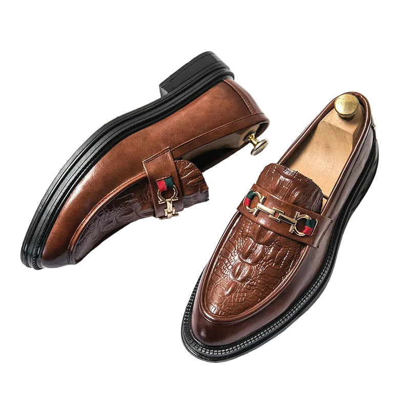 Mäns Loafers med Distinkt Design 0