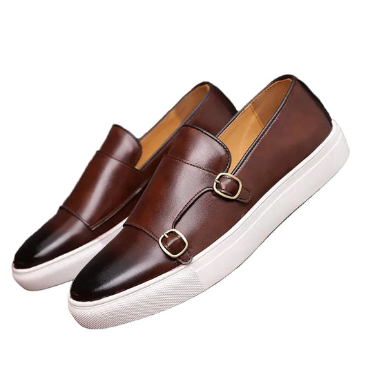 Mäns Loafers med Dubbla Spännen 0