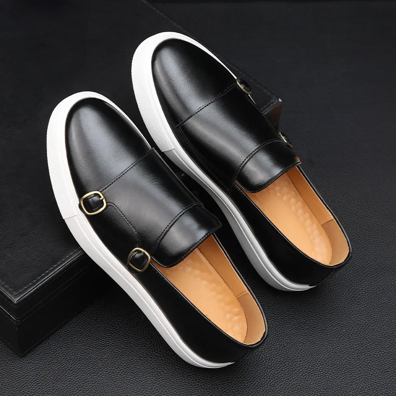 Mäns Loafers med Dubbla Spännen 1