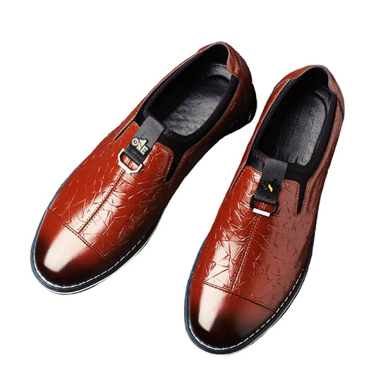 Mäns Loafers med Geometriskt Mönster 4