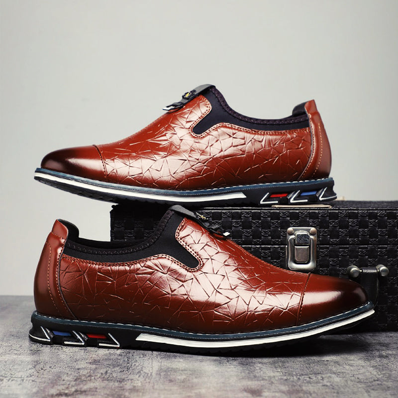 Mäns Loafers med Geometriskt Mönster 5