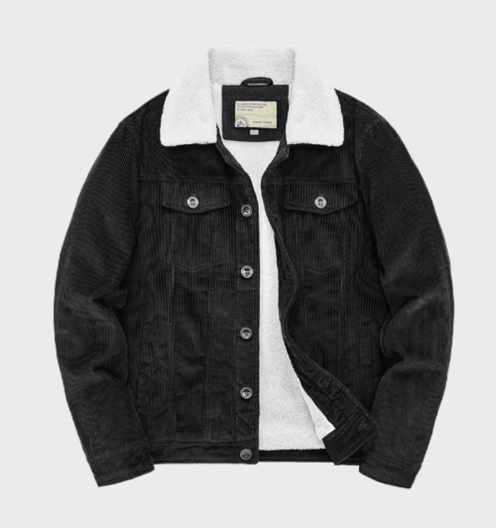 Mäns Manchesterjacka med Sherpafoder 2