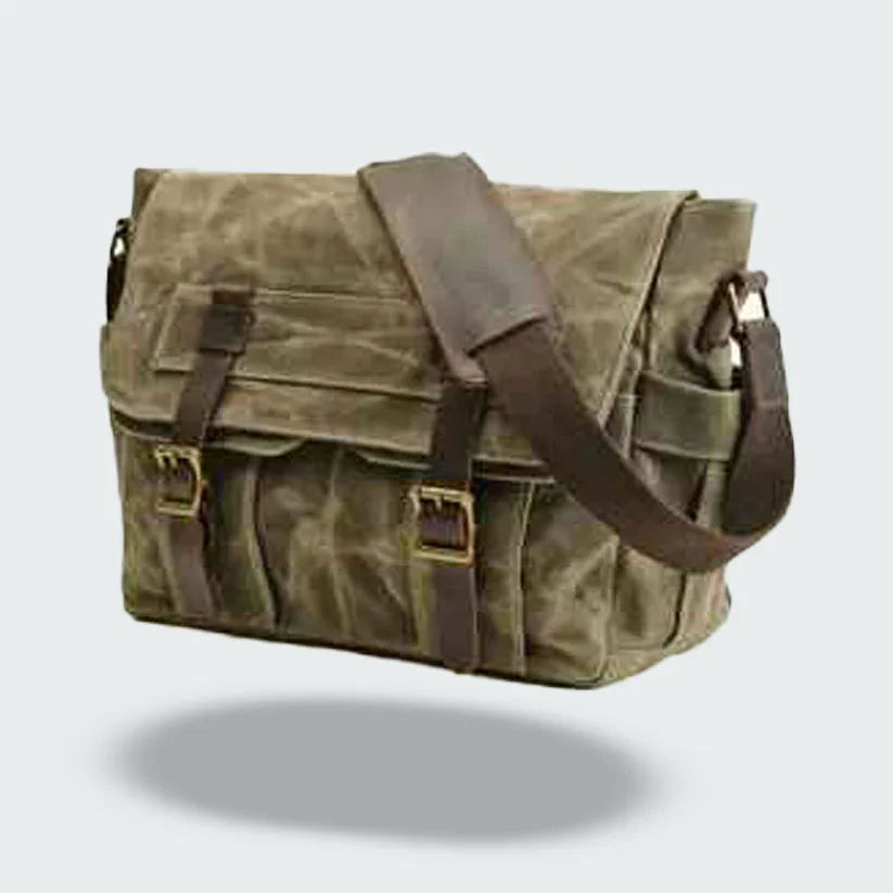 Mäns Messenger-väska med vintage stil 5