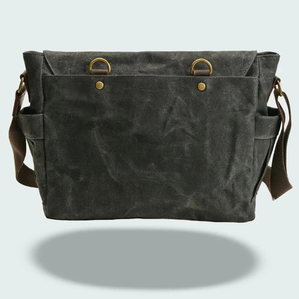 Mäns Messenger-väska med vintage stil 8