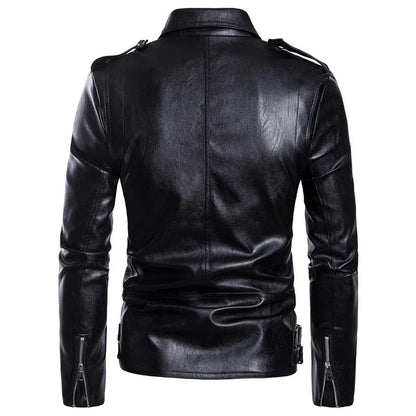 Mäns Motorcykeljacka Stilig Design 2