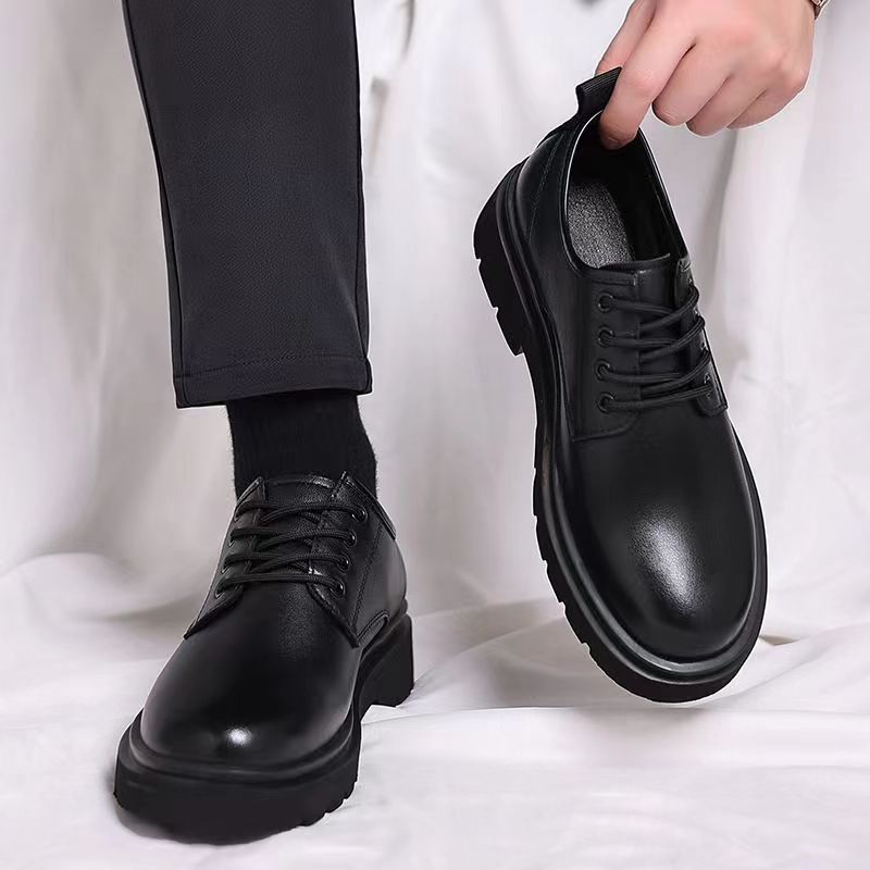Mäns Oxford Skor Snörning Klassisk Stil 3