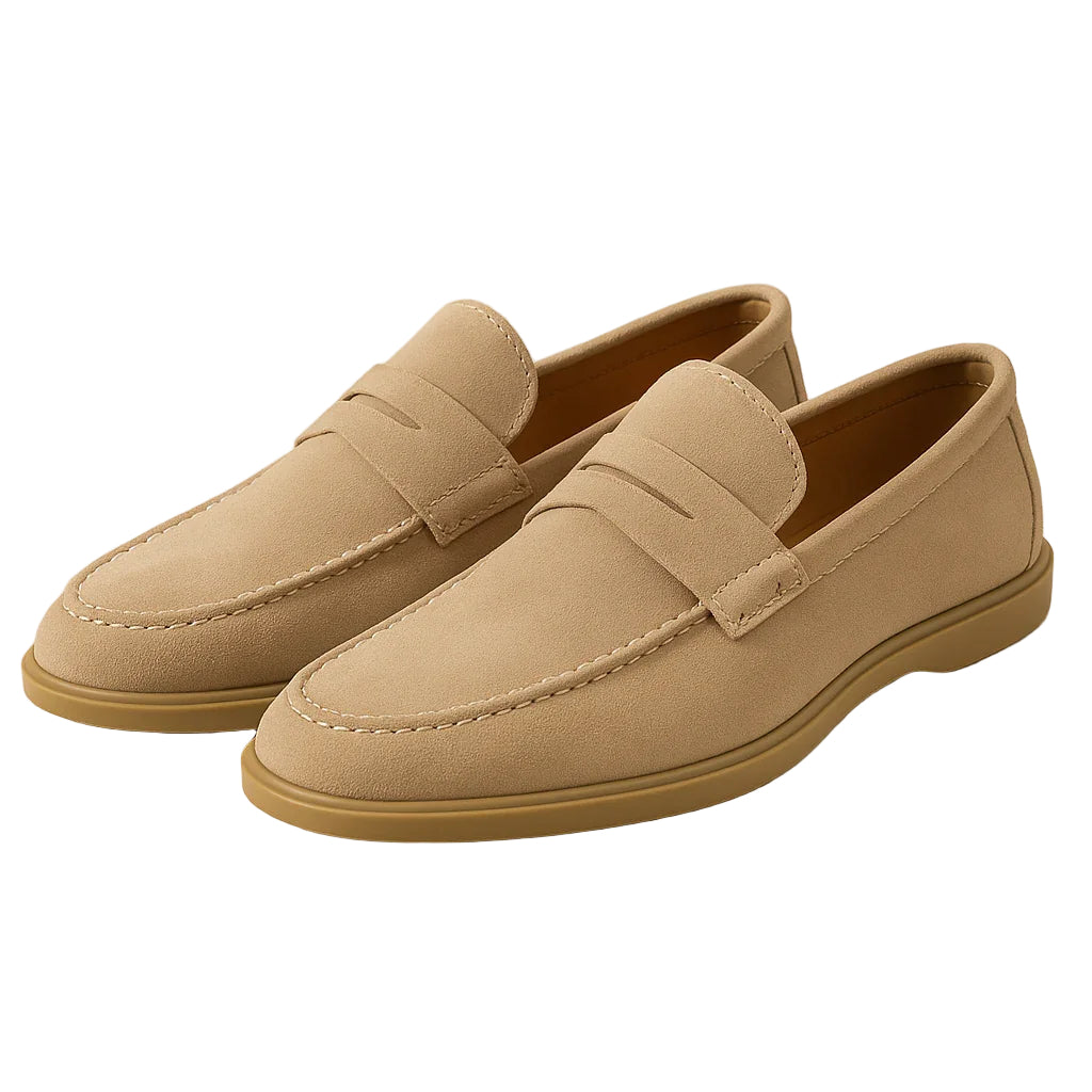 Mäns Penny Loafers Klassisk Slip-On 0