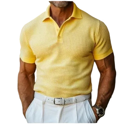 Mäns Pikétröja i Klassisk Stil 0