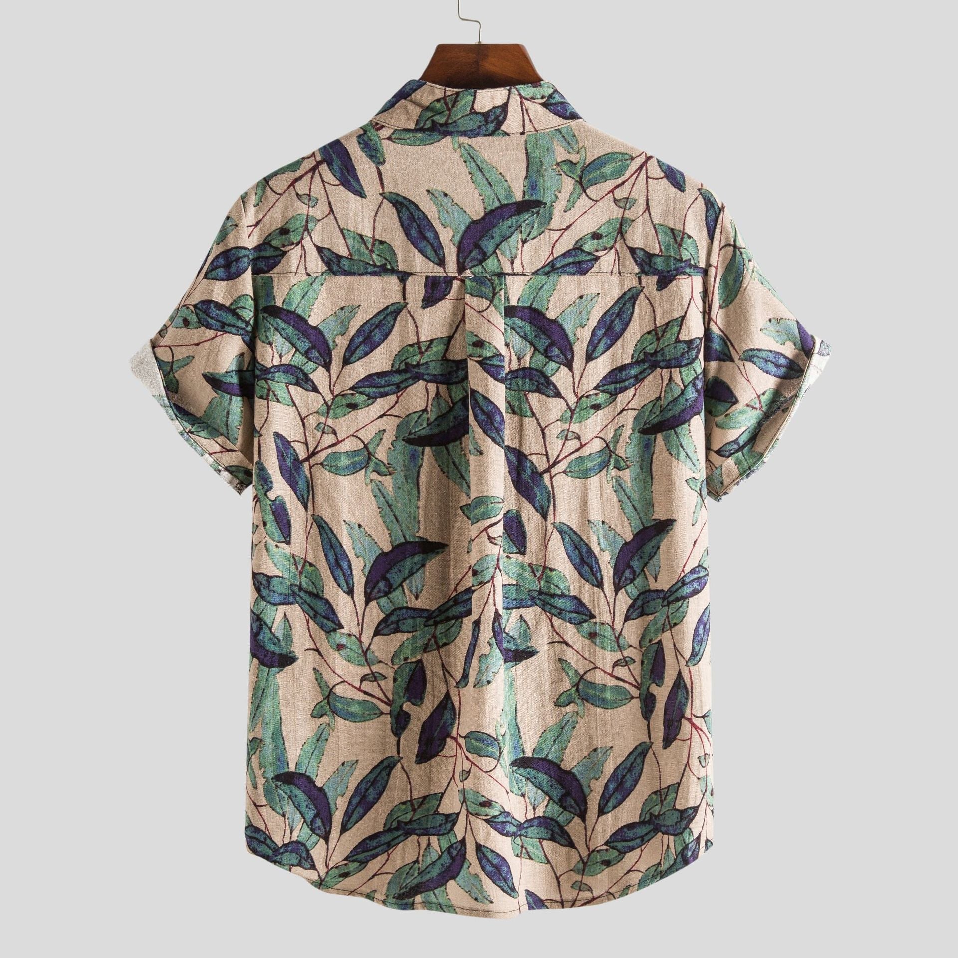 Mäns Polo T-shirt Livligt Tryck Bomull 3