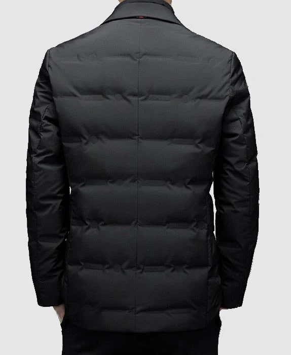 Mäns Quiltad Kavajjacka Modern Stil 4