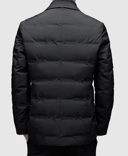 Mäns Quiltad Kavajjacka Modern Stil 4