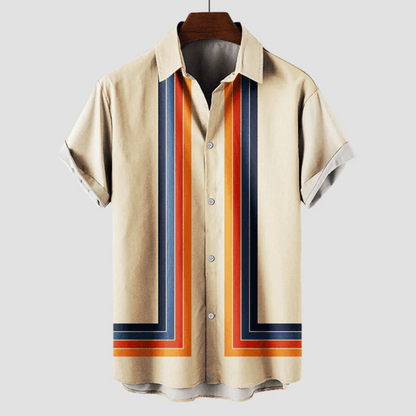 Mäns Retro Sommarskjorta 1