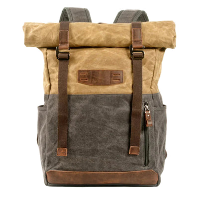 Mäns Rolltop Ryggsäck Modern Design 0