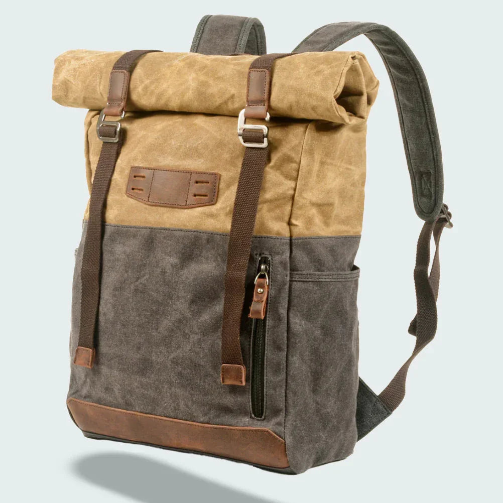 Mäns Rolltop Ryggsäck Modern Design 1
