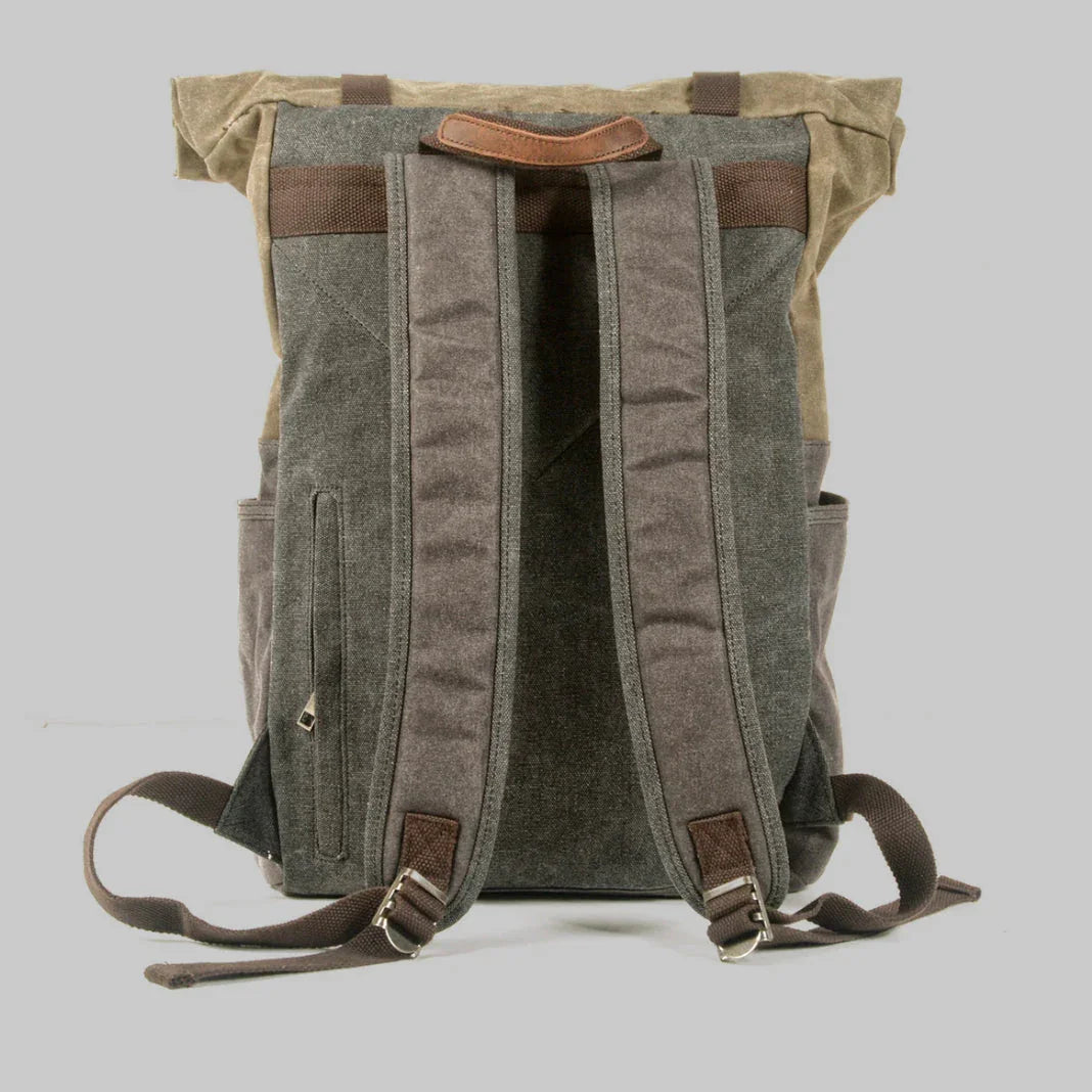 Mäns Rolltop Ryggsäck Modern Design 4
