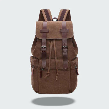 Mäns Ryggsäck med Lock och Fickor 1