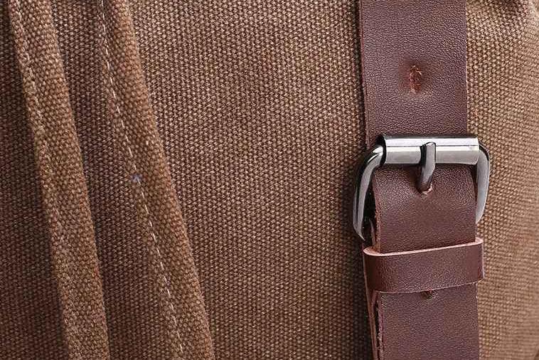 Mäns Ryggsäck med Lock och Fickor 6