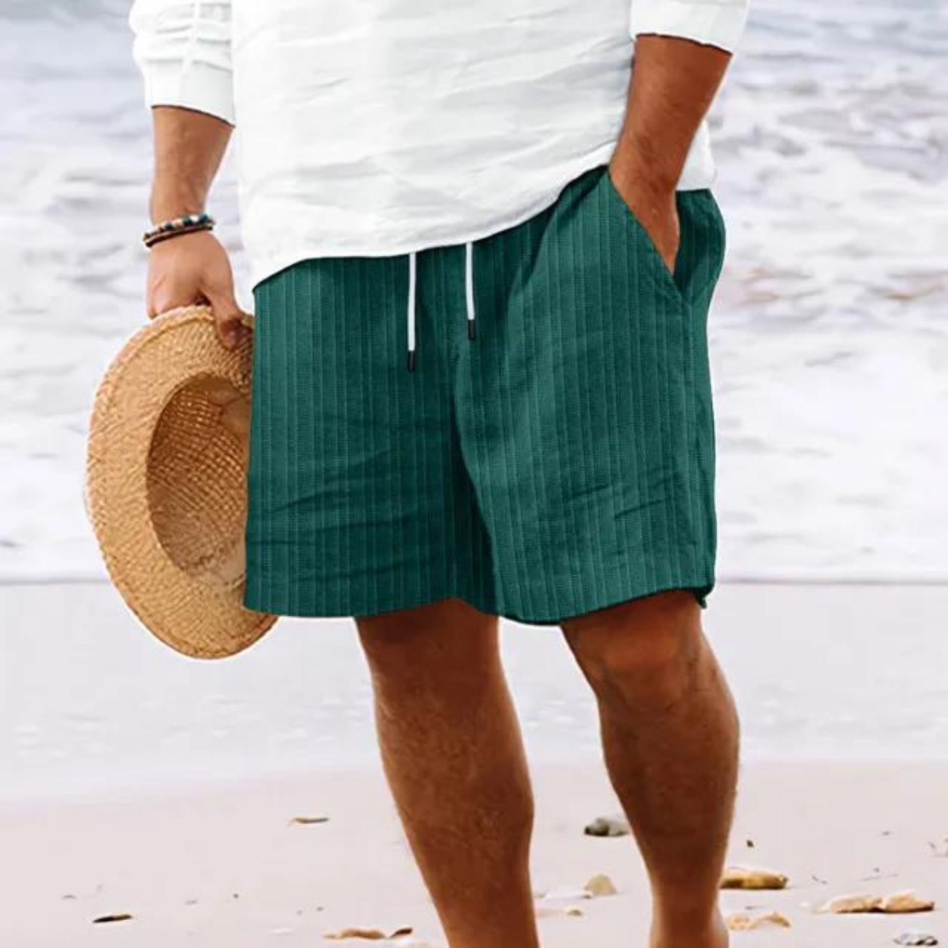 Mäns Shorts Lätta och Bekväma 3