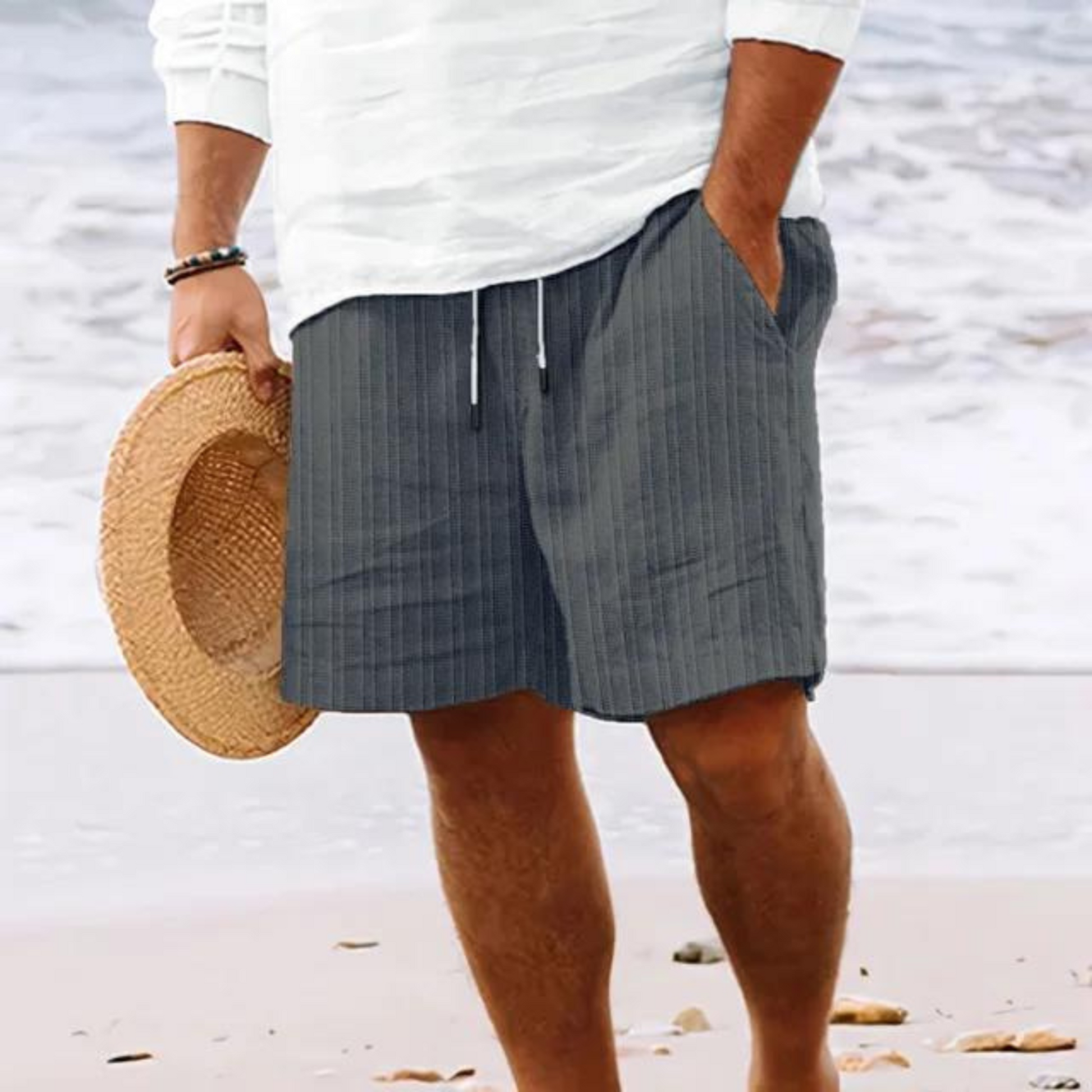 Mäns Shorts Lätta och Bekväma 5