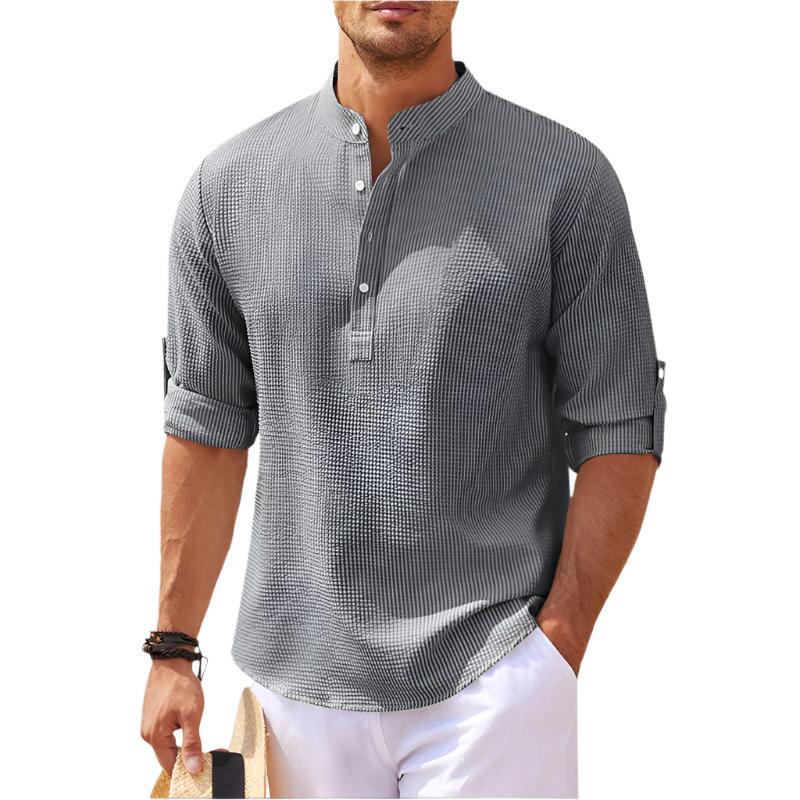 Mäns Skjorta Slim Fit 5