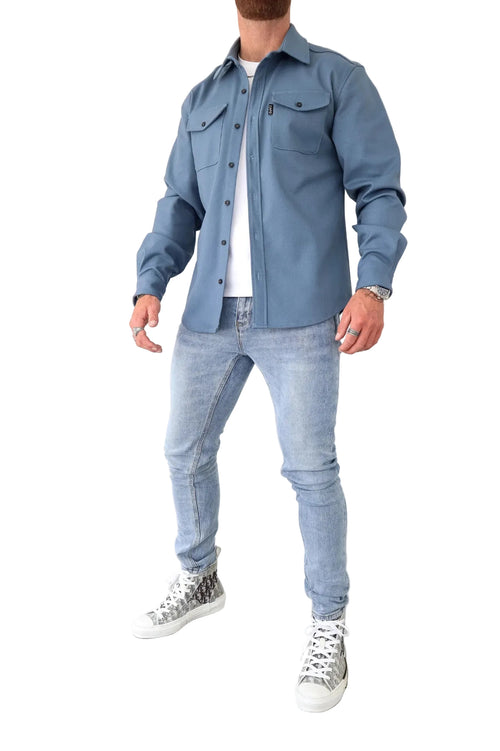 Mäns Skjortjacka Modern 0