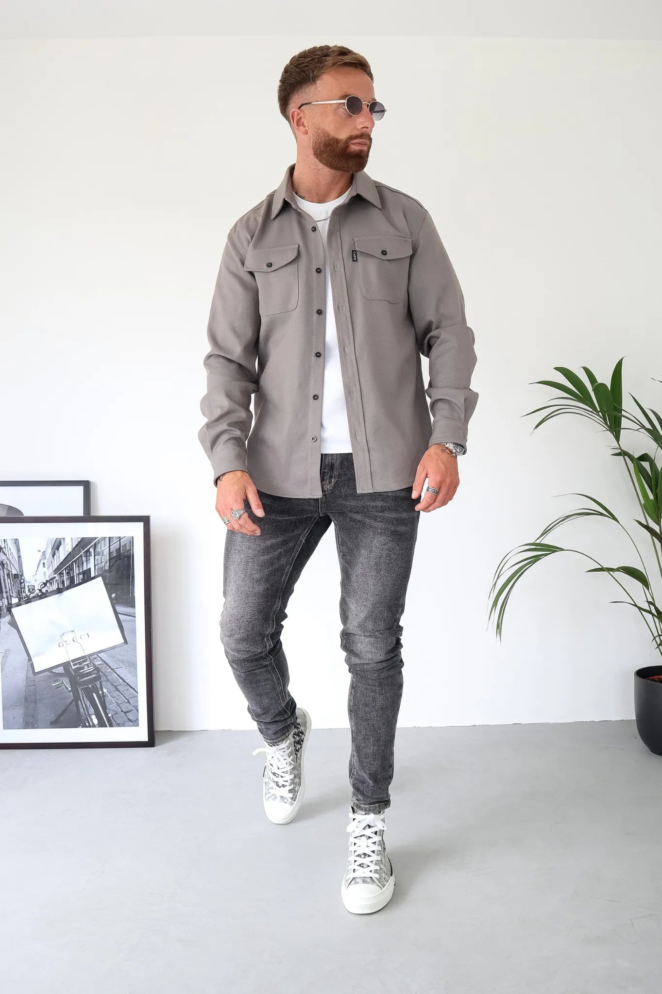 Mäns Skjortjacka Modern 3